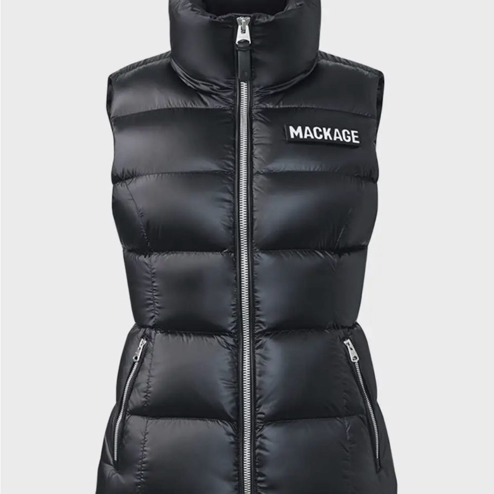 Mackage Women's Sleek Black Quilted Vest
